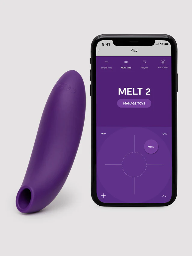 Melt 2 App-Controlled Clitoral Suction Vibrator in Purple by We-Vibe - Image 5
