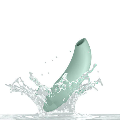 Melt 2 App Controlled Clitoral Suction Vibrator in Sage by We-Vibe - Image 3