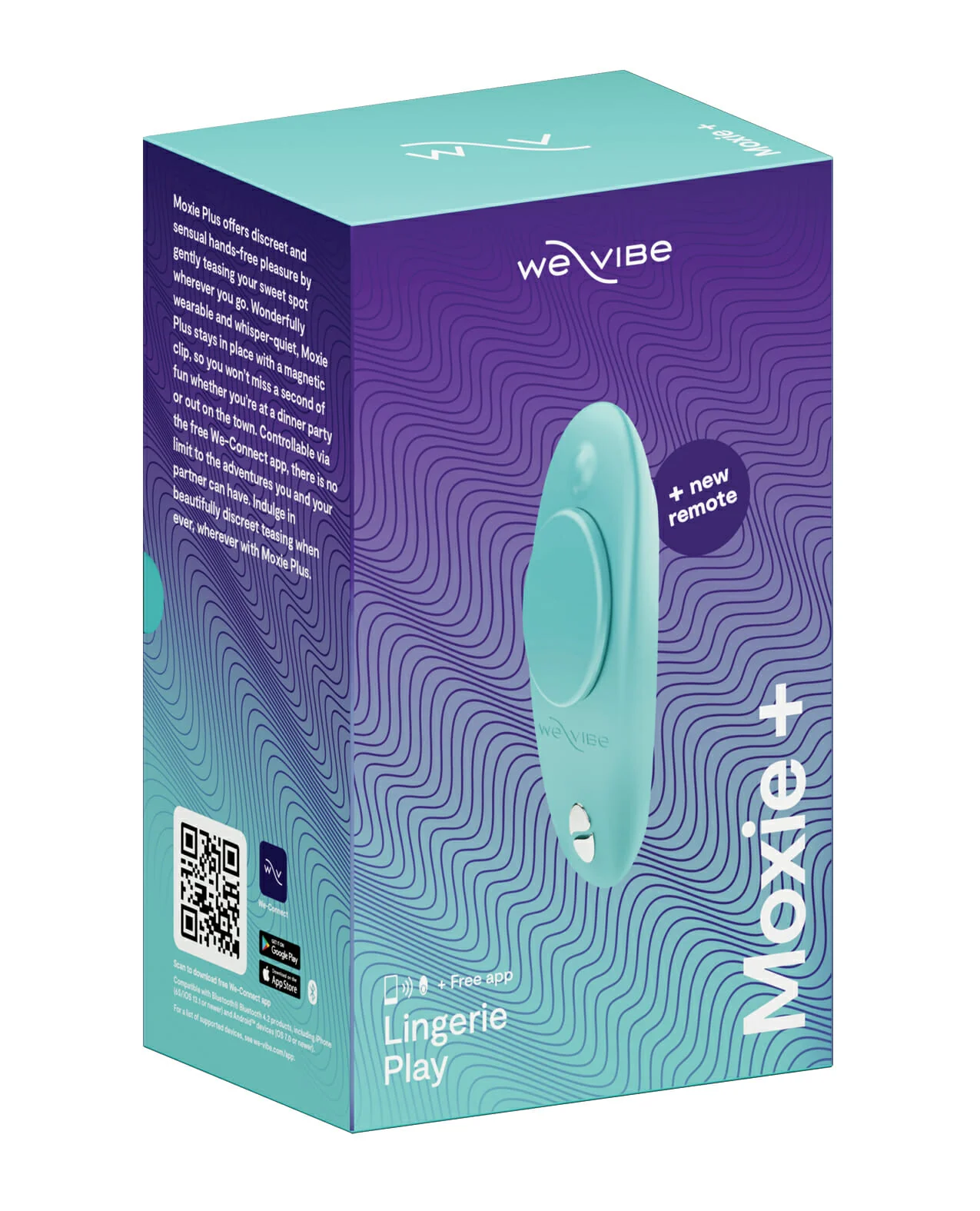 We-Vibe Moxie+ Panty Vibrator - Aqua - Image 7
