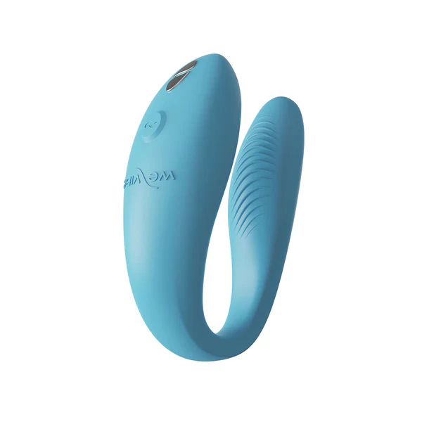 We-Vibe Sync Go Couples Vibrator - Light Turquoise - Image 4