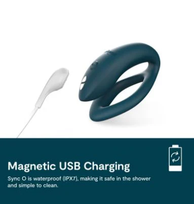 We-Vibe Sync O App Controlled Couples Vibrator - Velvet Green - Image 4