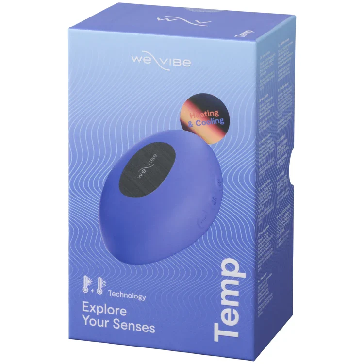 We-Vibe Temp Heating and Cooling Lay-on Vibrator in Lavender Blue - Image 7