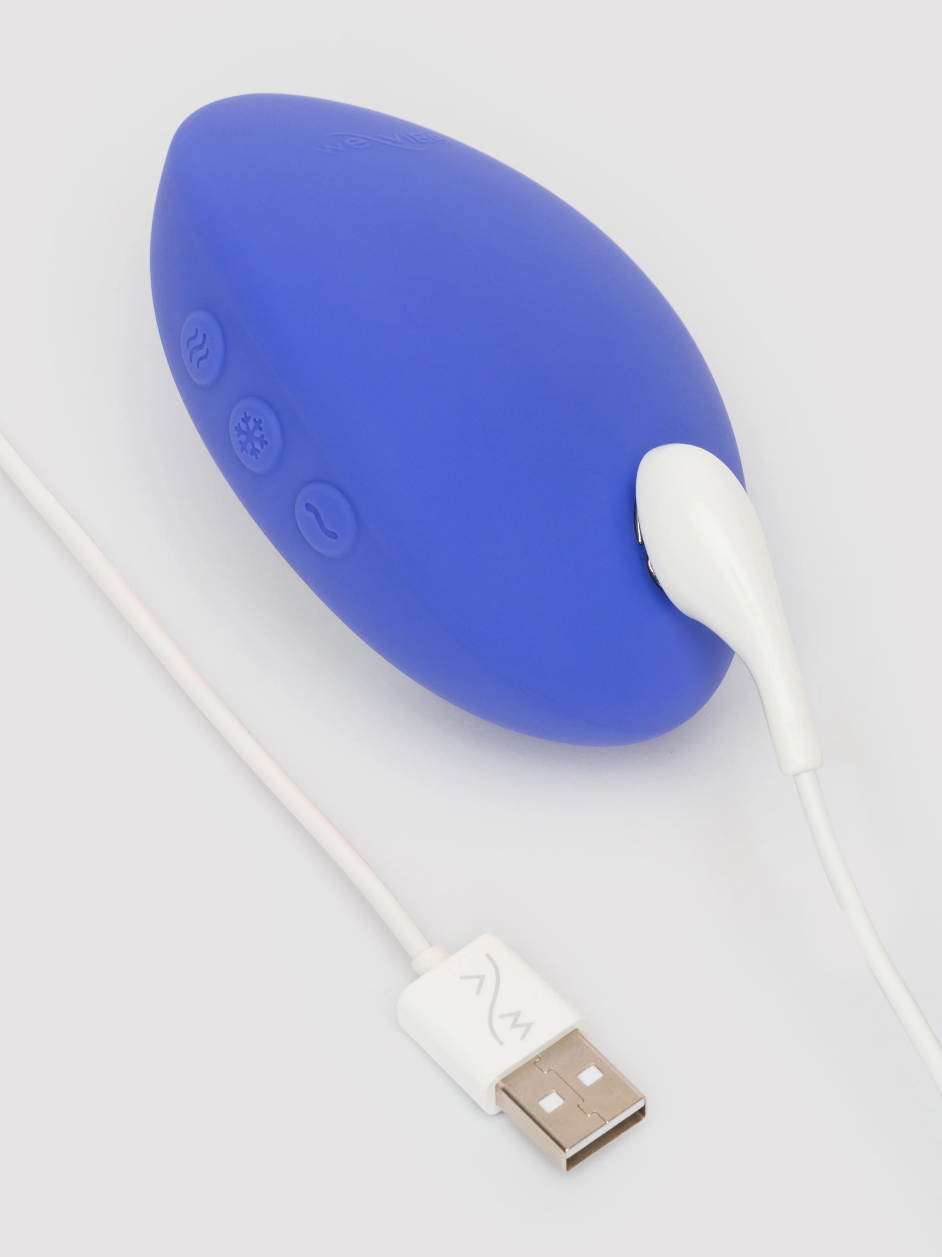 We-Vibe Temp Heating and Cooling Lay-on Vibrator in Lavender Blue - Image 8