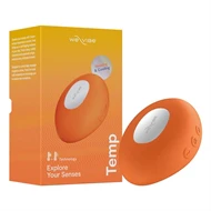 We-Vibe Temp Heating and Cooling Lay-on Vibrator in Tangerine - Image 2