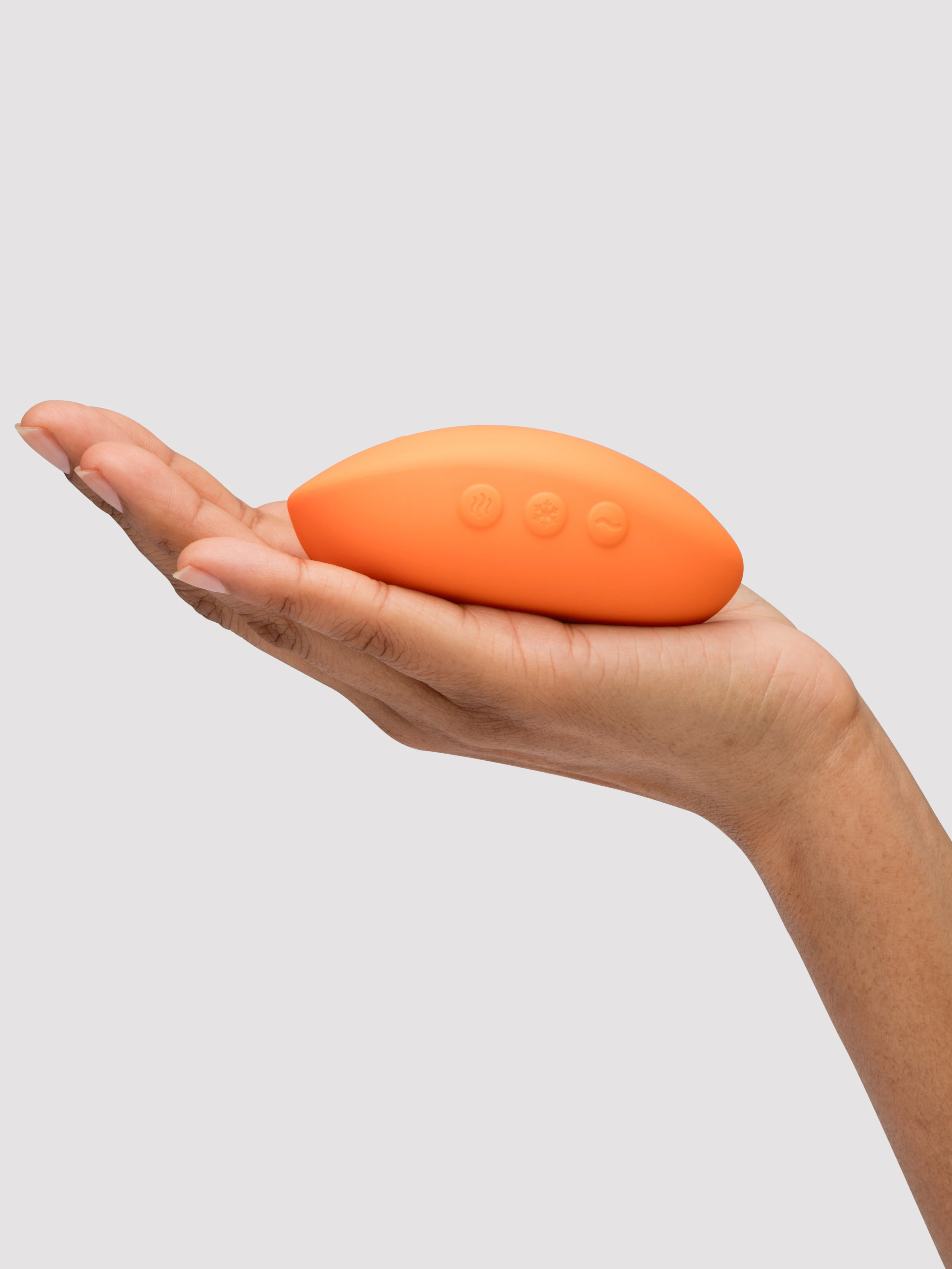 We-Vibe Temp Heating and Cooling Lay-on Vibrator in Tangerine - Image 3
