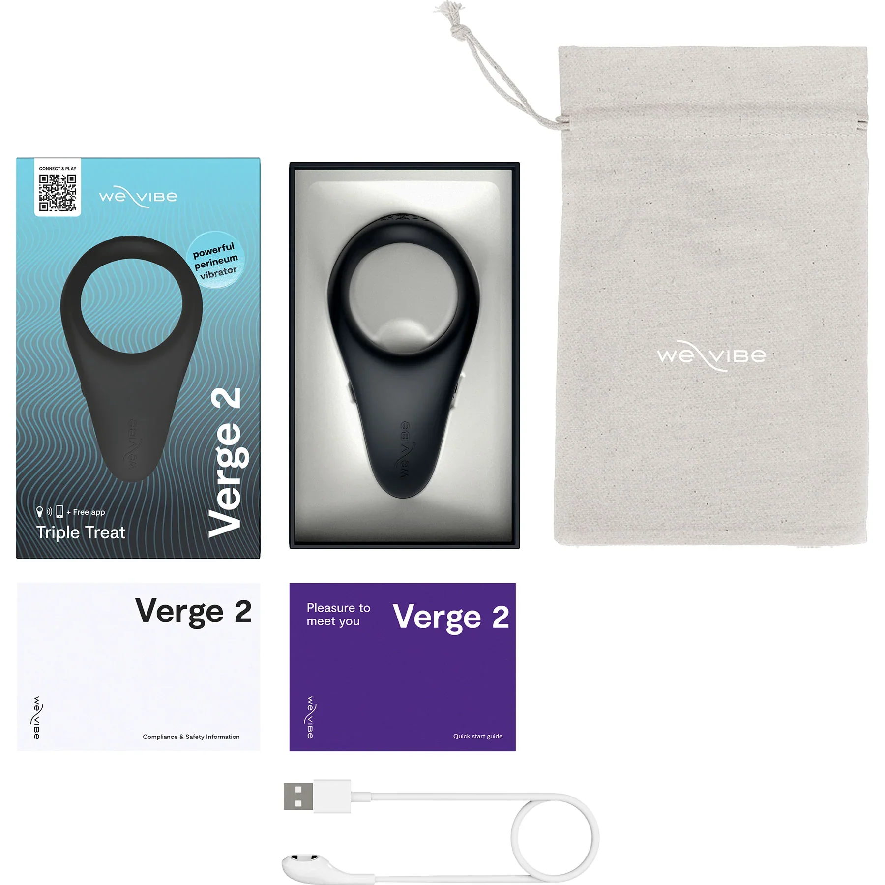 We-Vibe Verge 2 Vibrating Silicone Cock Ring - Image 16