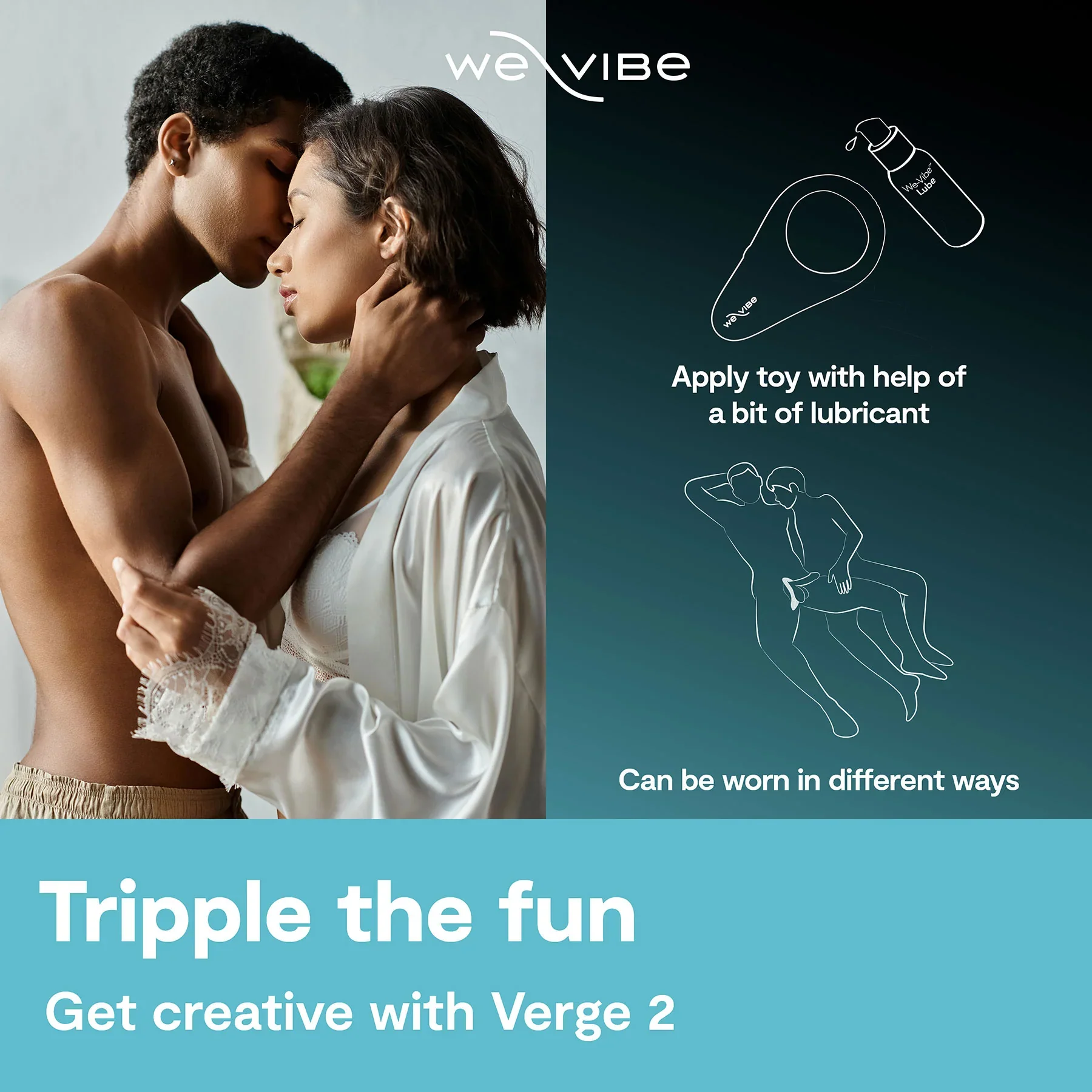 We-Vibe Verge 2 Vibrating Silicone Cock Ring - Image 7