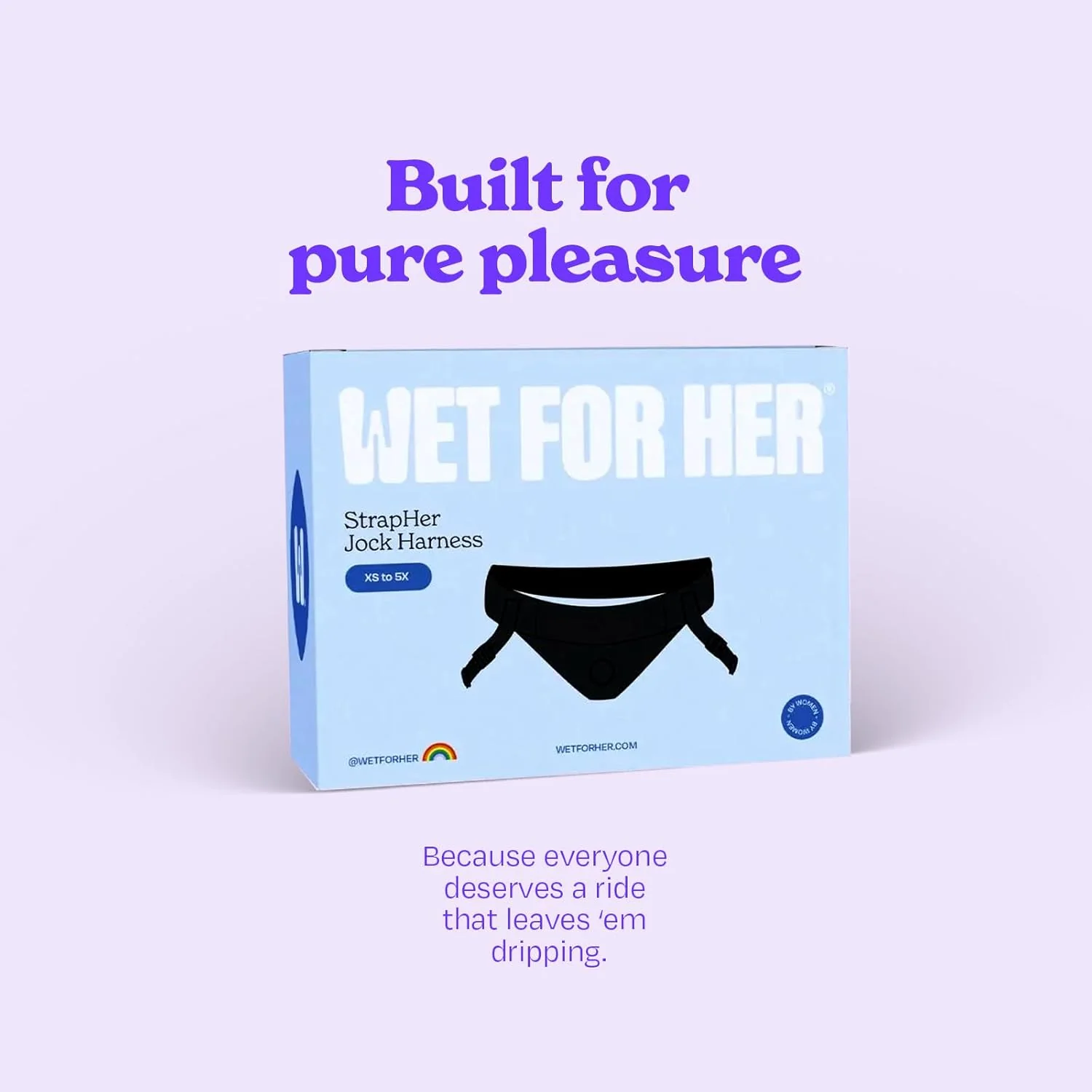 Wet For Her Jock Strap-On Harness, L-5X - Image 14