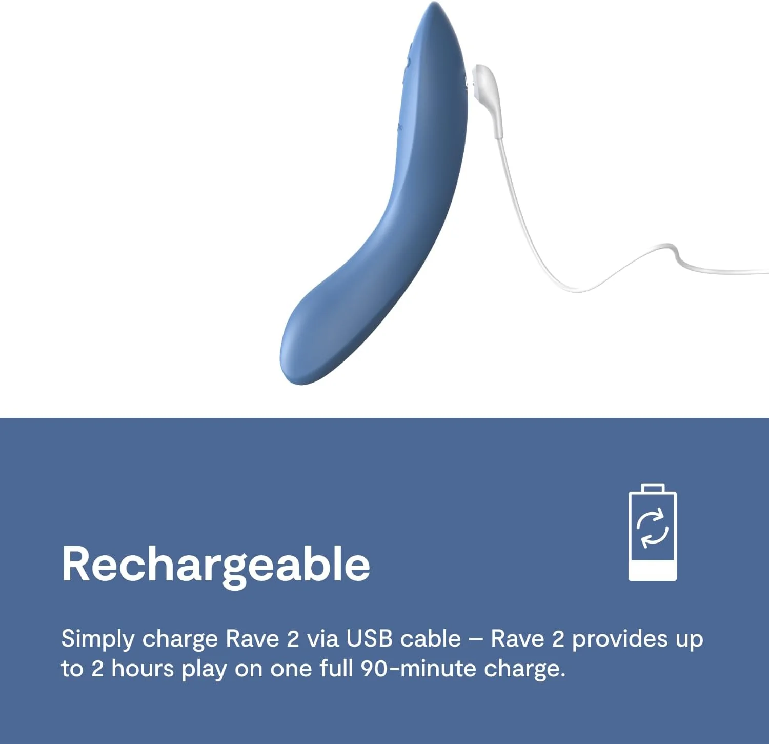 WEVIBE RAVE 2 G-SPOT VIBRATOR - BLUE - Image 3