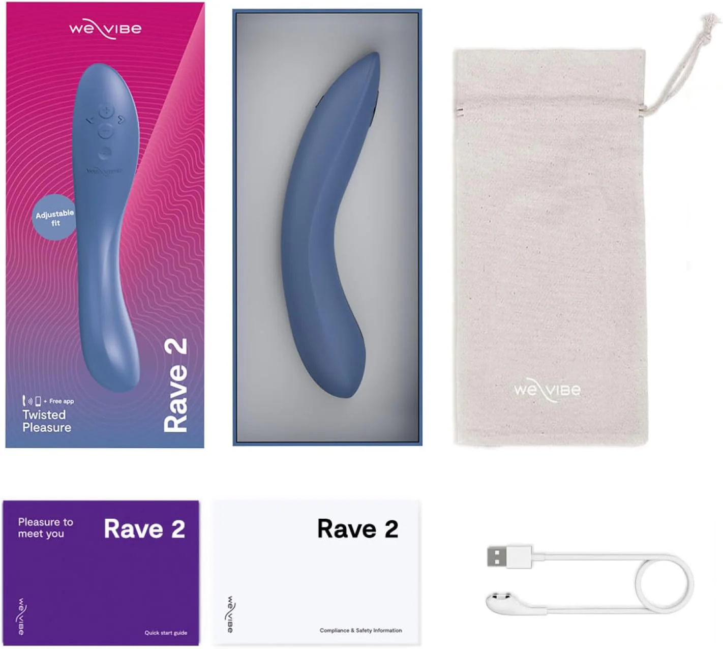 WEVIBE RAVE 2 G-SPOT VIBRATOR - BLUE - Image 9