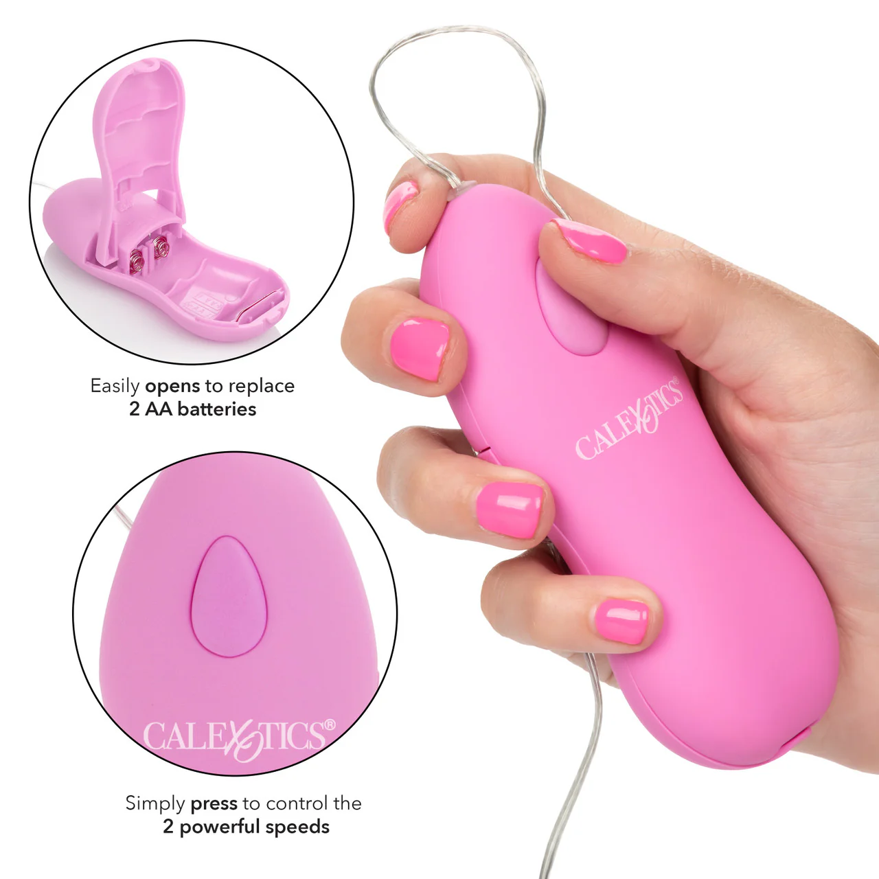 Whisper Micro-Heated Bullet - Pink - Image 4