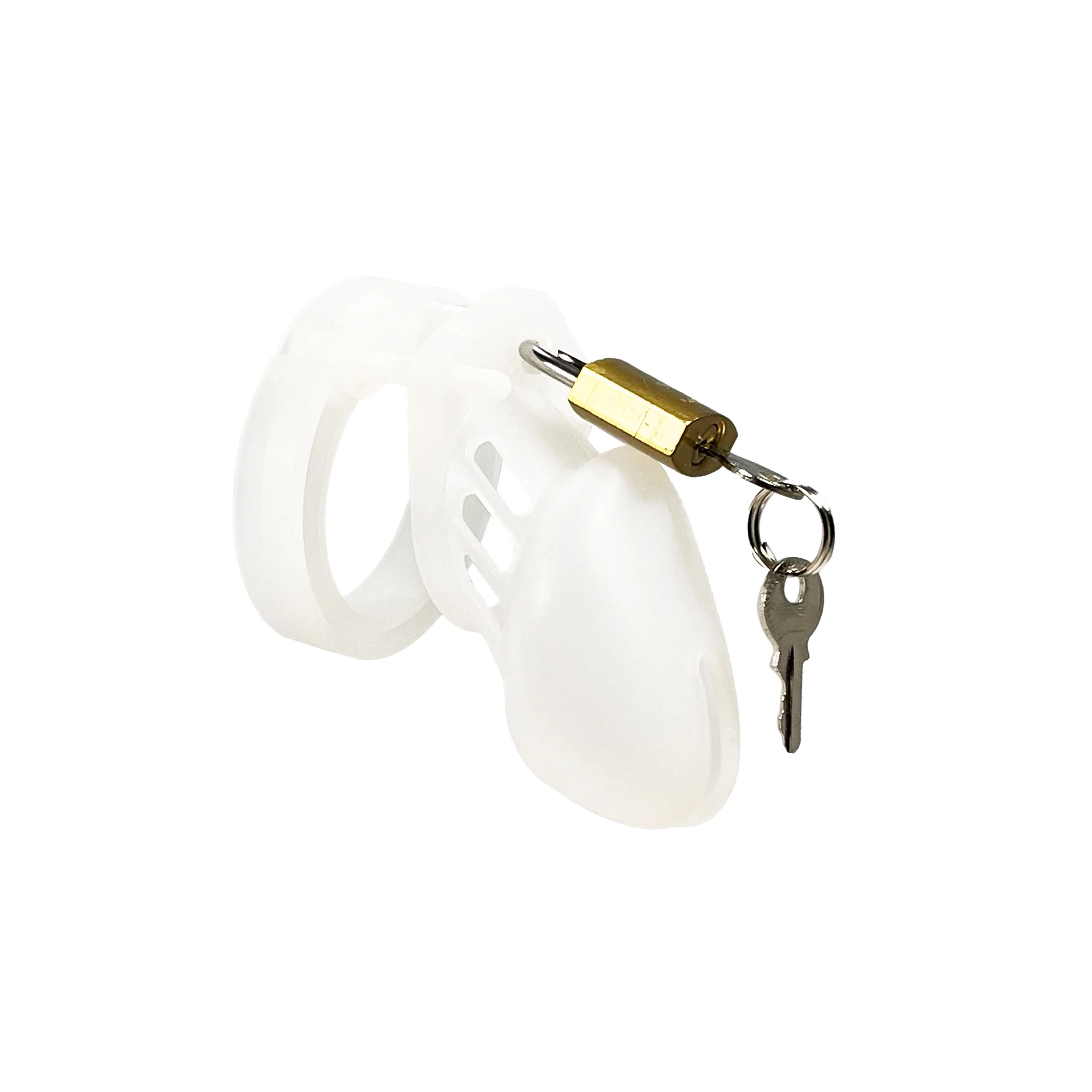 White Silicone Cock Cage by Fetish Pleasure Play - Image 2
