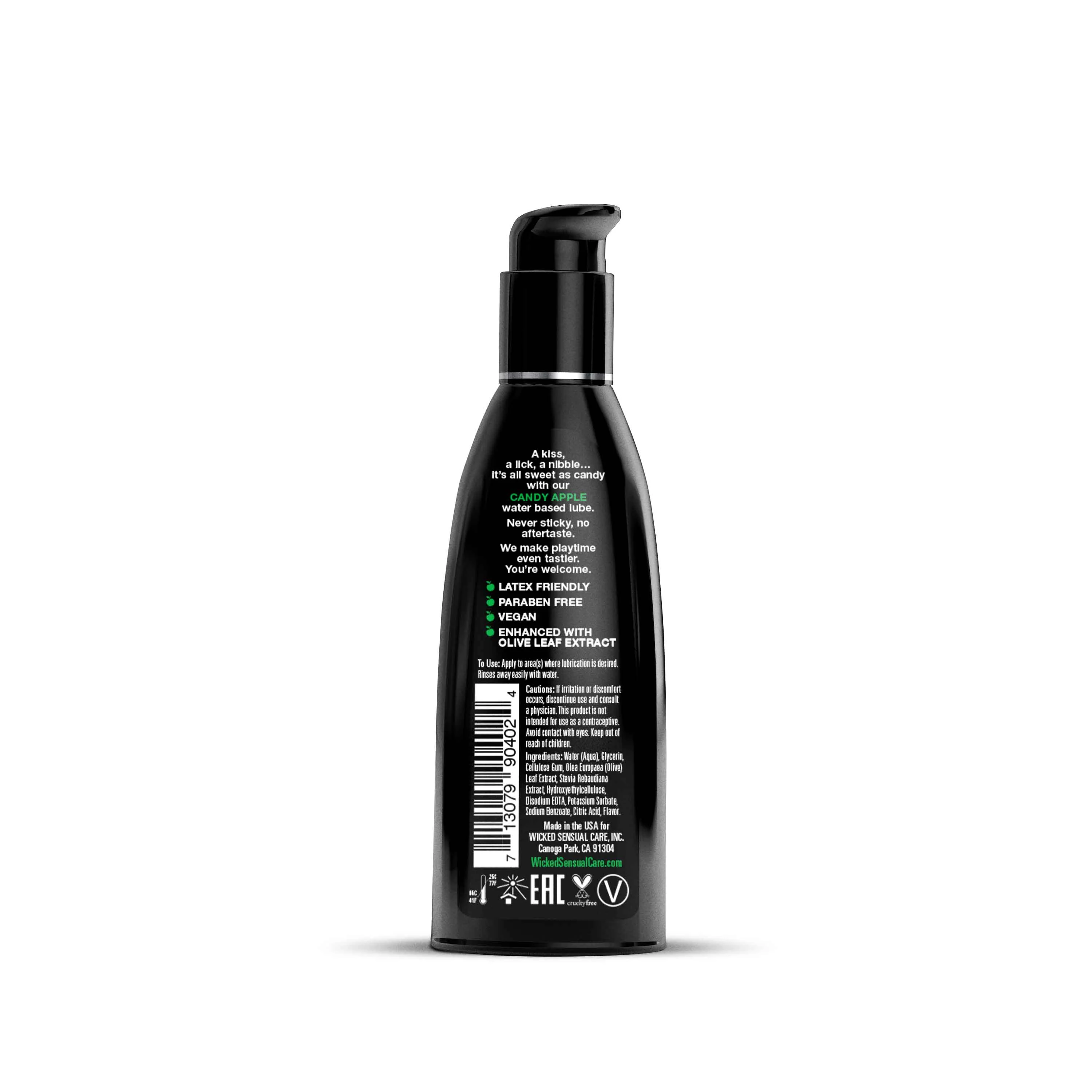 Wicked Aqua Candy Apple Lube - 2 oz - Image 3