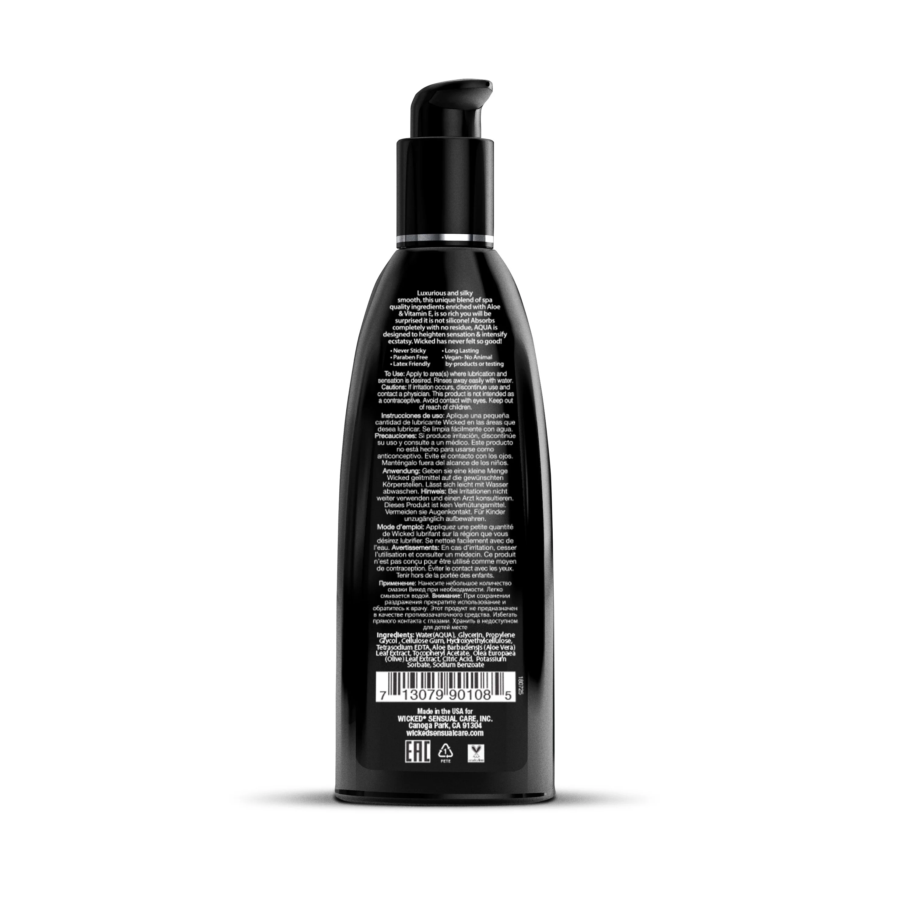 Wicked Aqua Lubricant - 8.5 oz - Image 2