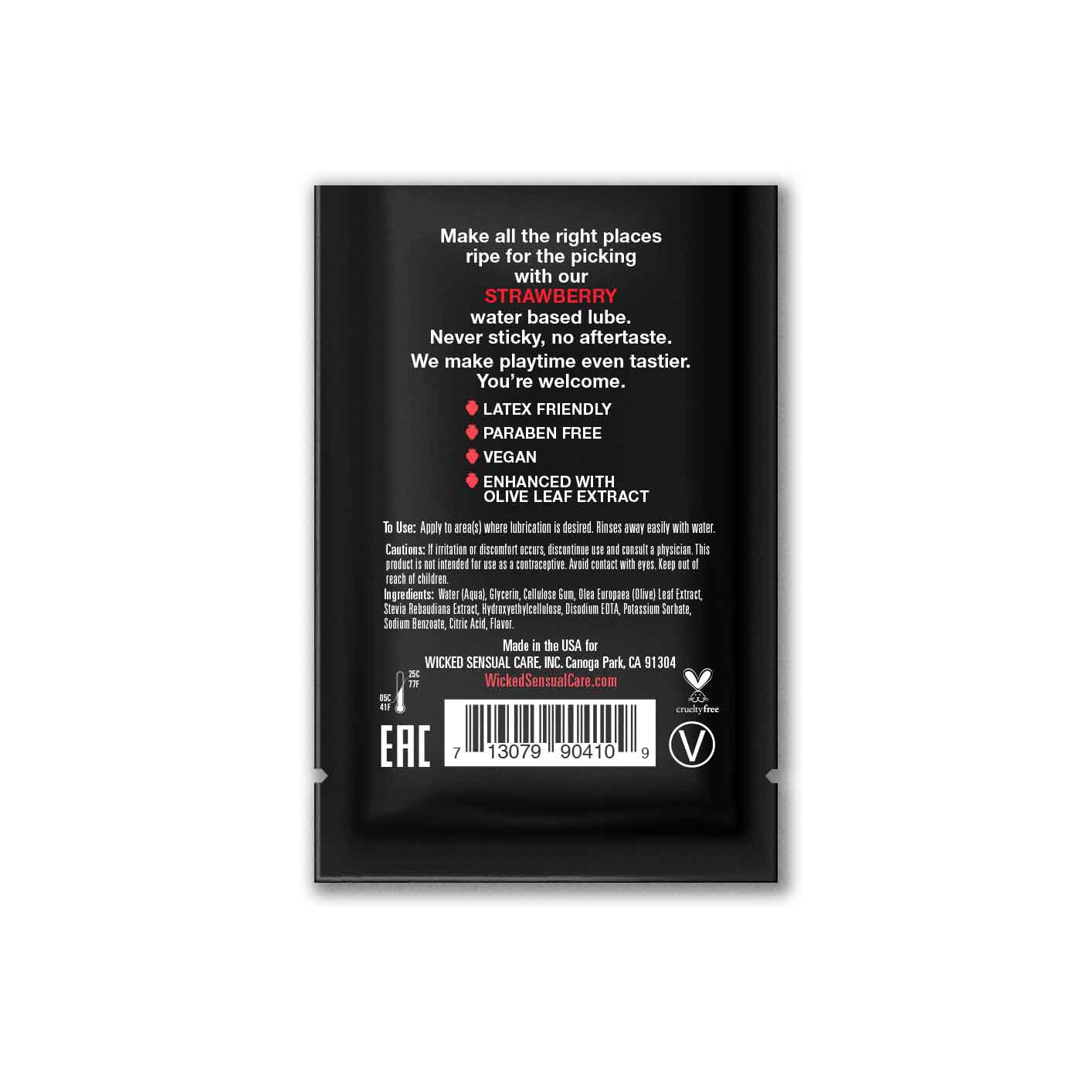Wicked Aqua Strawberry Foil Lube - Image 2