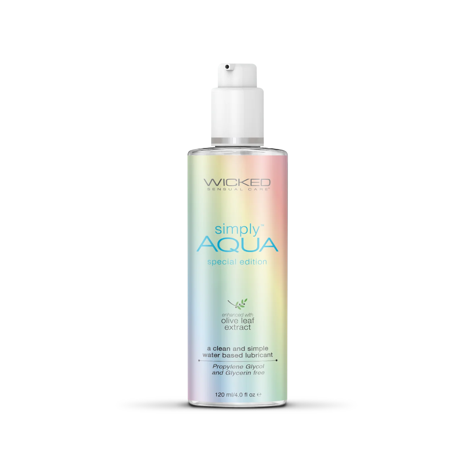 Wicked Simply Aqua Special Edition Lube - 4 oz