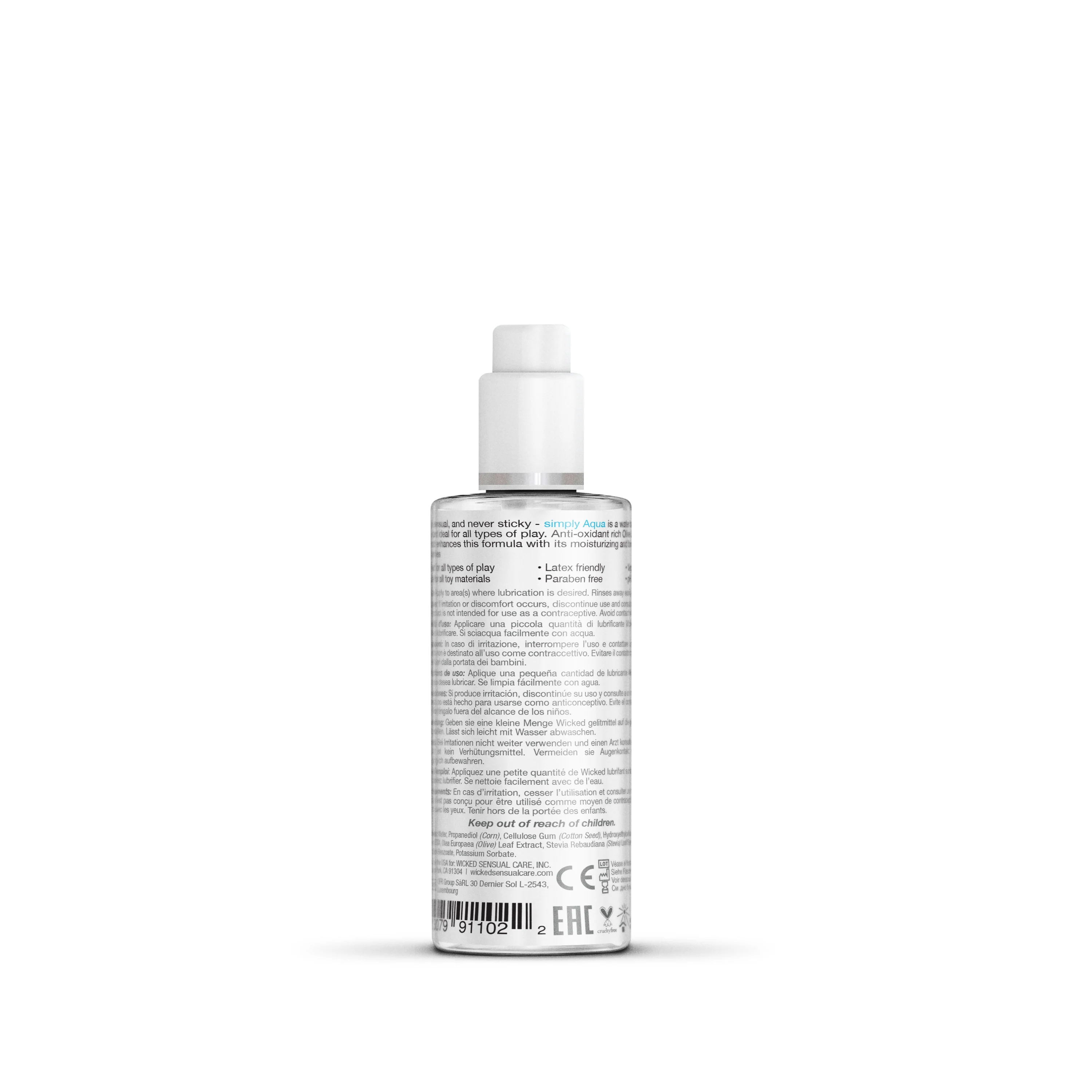Wicked Simply Hybrid Lube - 2 oz - Image 2