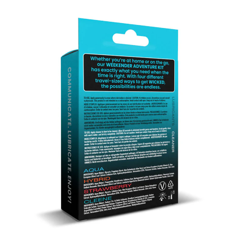 Wicked Weekender Lube Variety Kit Gift Set - Image 3