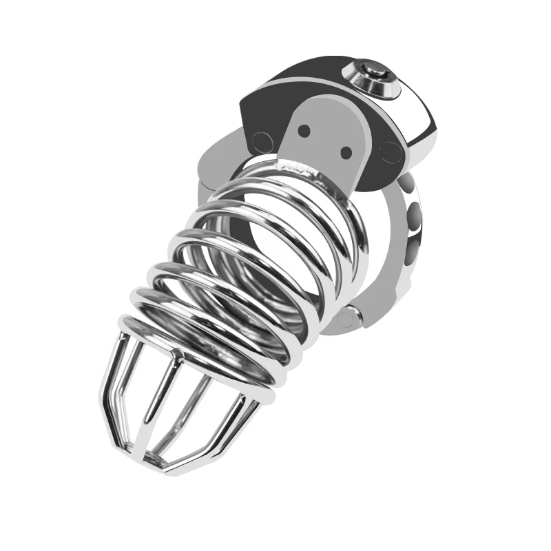 Wire Cage Adjustable Ring Metal Cock Cage by Metal Pleasure Play - Image 3
