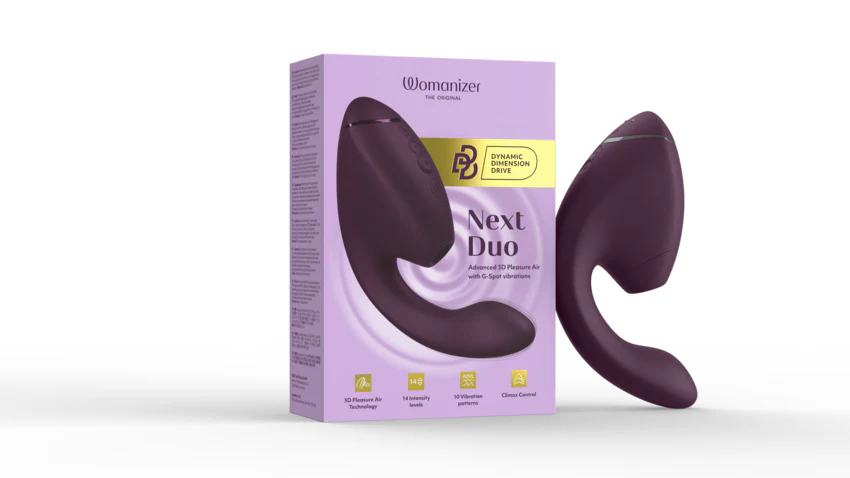 Womanizer Next Duo 2-in-1 G-Spot Vibrator in Dark Purple - Image 10