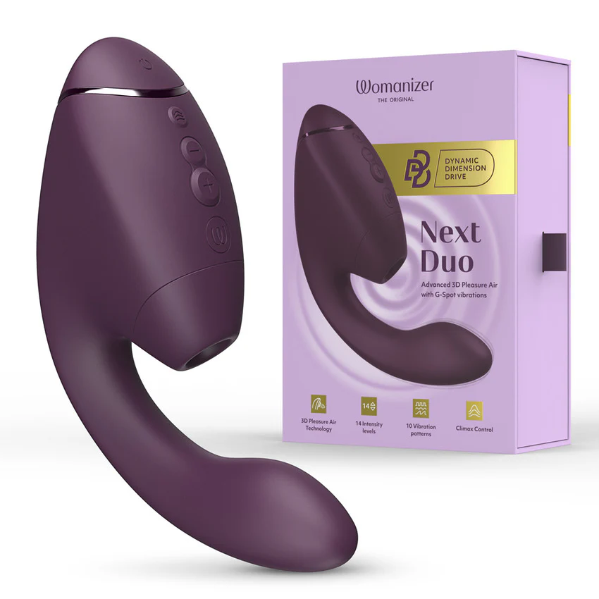 Womanizer Next Duo 2-in-1 G-Spot Vibrator in Dark Purple - Image 11