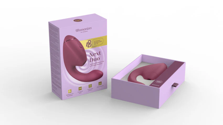 Womanizer Next Duo 2-in-1 G-Spot Vibrator in Dusky Pink - Image 5