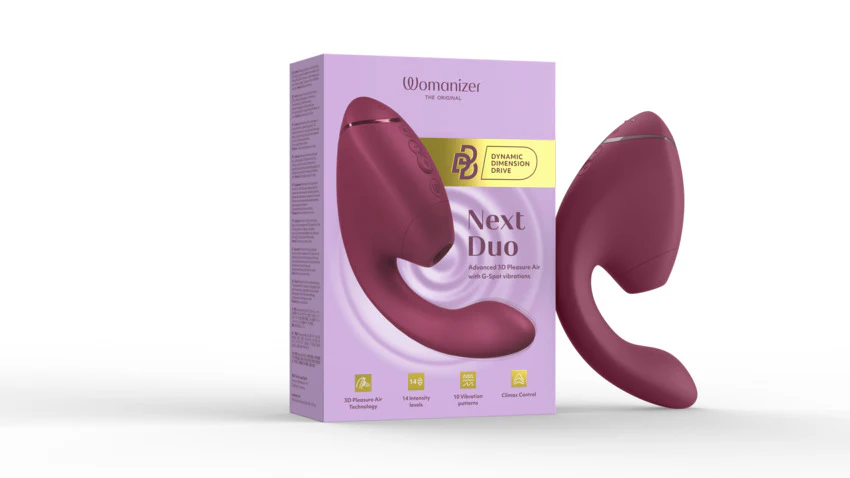 Womanizer Next Duo 2-in-1 G-Spot Vibrator in Dusky Pink - Image 9