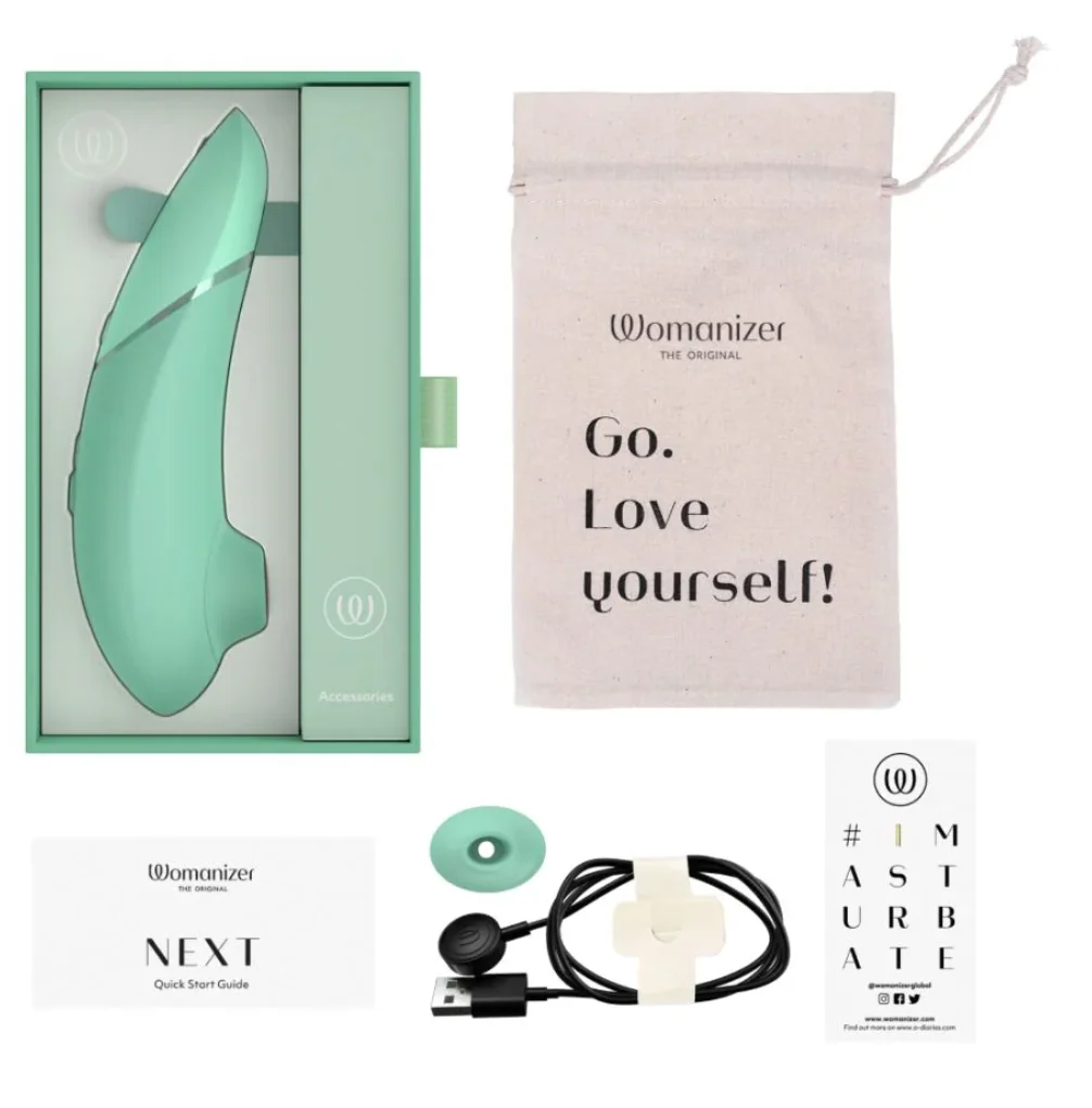 Womanizer Next Clitoral 3D Pleasure Air Stimulator - Sage - Image 8