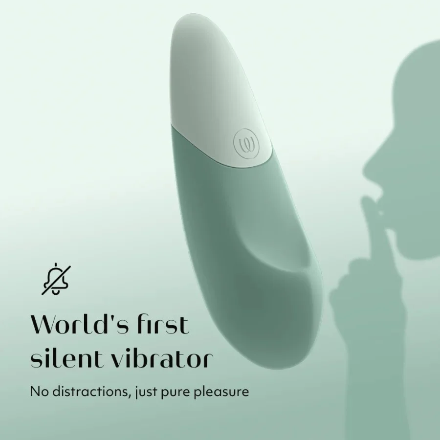 Womanizer Vibe Clitoral Lay-On Vibrator-Sage - Image 4