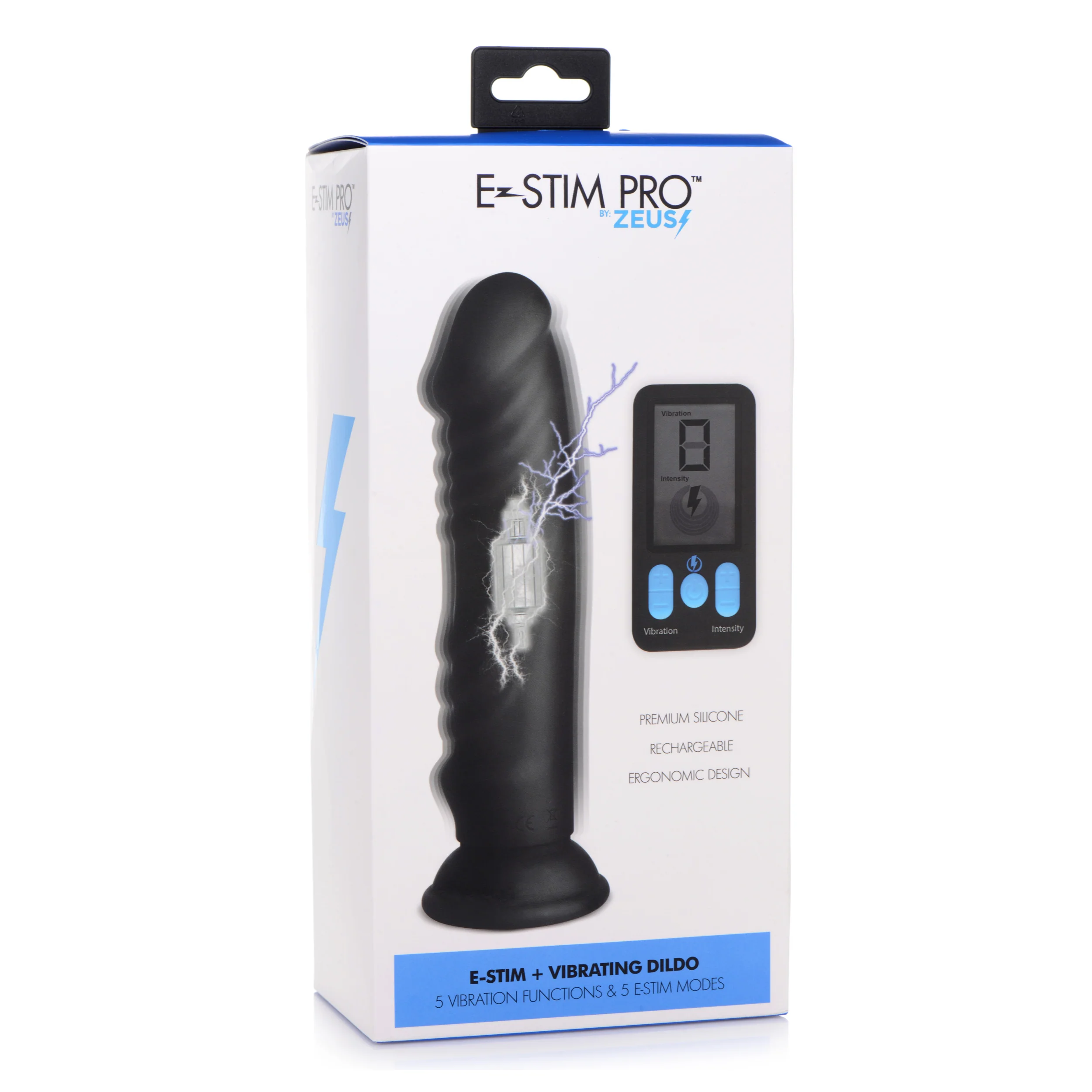 Zeus E-Stim Pro Vibrating Dildo - Image 8
